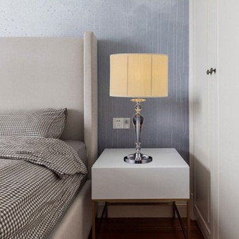 Đèn ngủ để bàn chao vải trang trí tab đầu giường khách sạn HP-DB5007