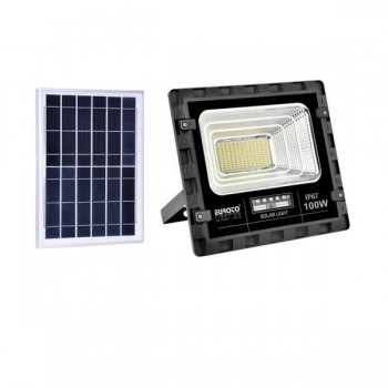 Đèn pha năng lượng mặt trời led 100W nhập khẩu chính hãng EC-SOLAR02