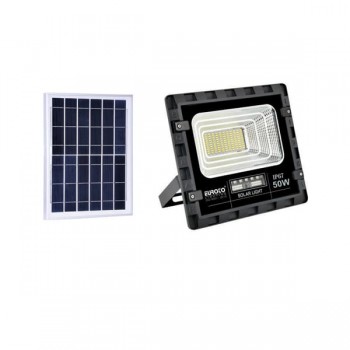 Đèn chiếu pha năng lượng mặt trời led 50W cao cấp nhập khẩu EC-SOLAR01