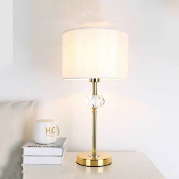 Đèn để bàn chao vải trang trí phòng ngủ và bàn phòng khách DC-DB27
