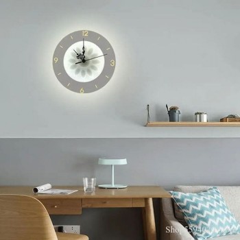 Đèn gắn tường kiểu đồng hồ trang trí phòng khách và phòng ngủ HP-VY155