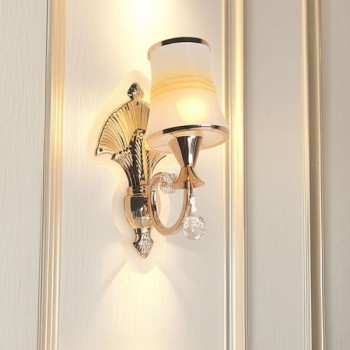 Đèn tường chao thủy tinh trong phòng khách, phòng ngủ đẹp DR-NV8348/1