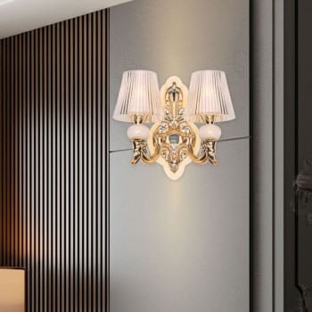 Đèn tường chao mica trong phòng khách, phòng ngủ đẹp DR-NV8607/2