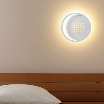 Đèn tường led trang trí ốp phòng ngủ, phòng khách nhỏ D220mm DR-V534