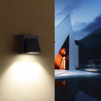 Đèn hắt tường trong nhà và ngoài trời (trắng, đen, xám) IP65 EC-CN239