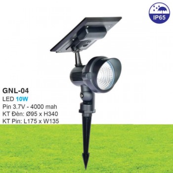Đèn cắm cỏ năng lượng mặt trời HP-GNL04