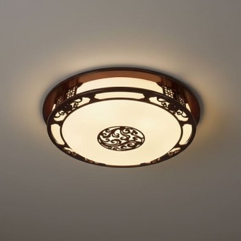 Đèn mâm ốp trần gỗ D800mm AN-MG10144