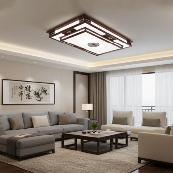 Đèn mâm ốp trần gỗ L1000mm AN-MG10149