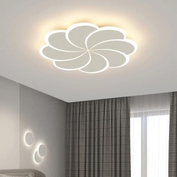 Đèn ốp trần led 3 chế độ ánh sáng trang trí phòng ngủ D600mm PH-MO9069