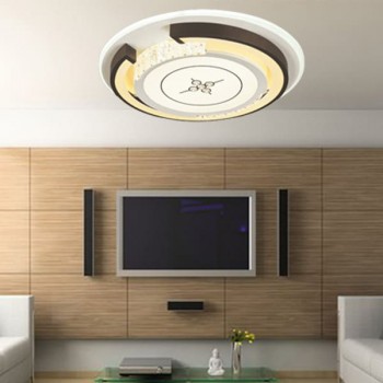 Đèn mâm ốp trần phòng khách, phòng ngủ Ø500mm EC-ML8601