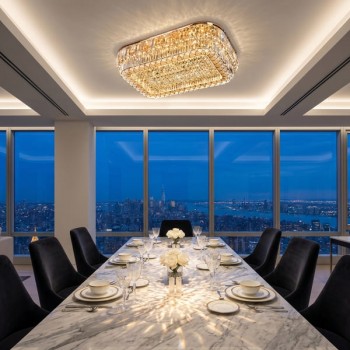 Đèn Mâm Pha Lê Oval VA-MPL9680 (LED - L1200xW800)
