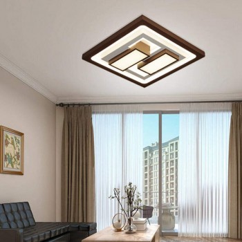 Đèn ốp trần led phòng khách nhỏ căn hộ chung cư 520x520mm HP-ML6832
