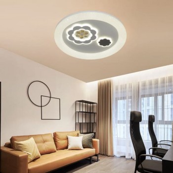 Đèn ốp trần trang trí phòng khách nhỏ căn hộ chung cư D500mm HP-ML7169