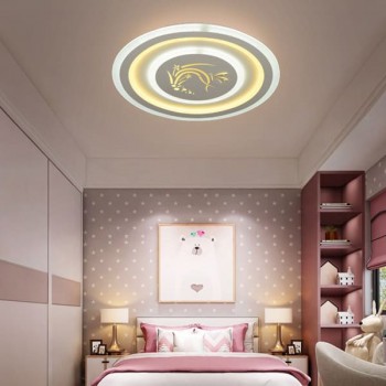 Đèn mâm ốp trần led tròn phòng khách nhỏ, phòng ngủ D500mm HP-MLB105