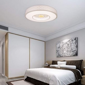 Đèn ốp trần led tròn 3 chế độ ánh sáng gắn phòng ngủ D400mm HP-OTA5