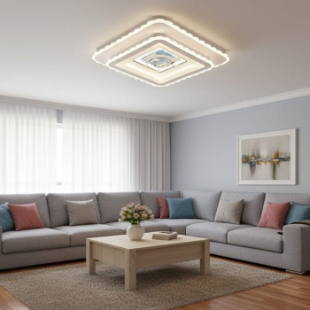 Đèn ốp trần phòng khách D500mm AN-ML7434