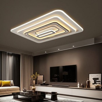 Đèn ốp trần phòng khách L800xW600mm EC-ML16