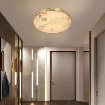 Đèn ốp trần phòng ngủ nhỏ sang trọng căn hộ chung cư D300-500mm DR-M8806