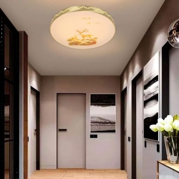 Đèn ốp trần phòng ngủ nhỏ sang trọng căn hộ chung cư D300-500mm DR-M8807