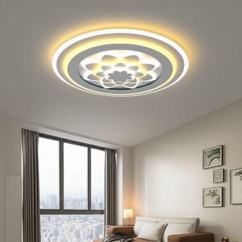 Đèn ốp trần phòng ngủ D500mm EC-ML8569