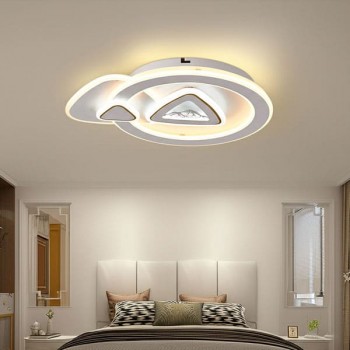 Đèn ốp trần phòng ngủ D500mm EC-ML8597
