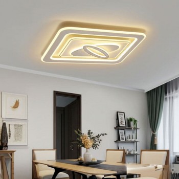 Đèn ốp trần phòng khách nhỏ L650xW450mm EC-ML67