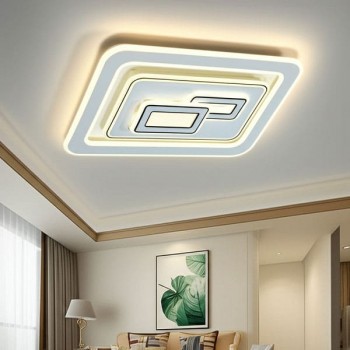Đèn ốp trần phòng khách nhỏ L650xW450mm EC-ML68