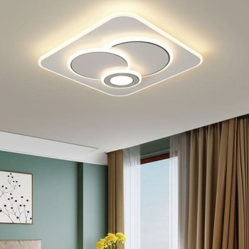 Đèn ốp trần phòng ngủ L480xW480mm EC-ML8575
