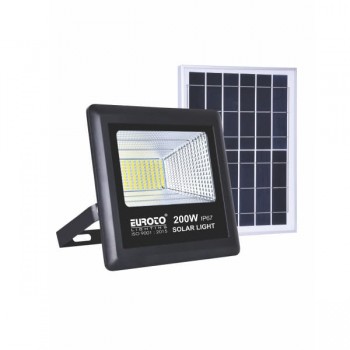 Đèn pha năng lượng mặt trời led 200W chính hãng cao cấp EC-SOLAR03