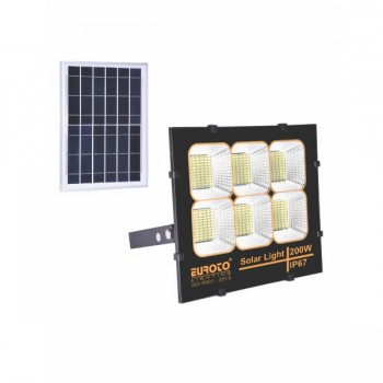 Đèn pha năng lượng mặt trời led 200W chính hãng cao cấp EC-SOLAR65