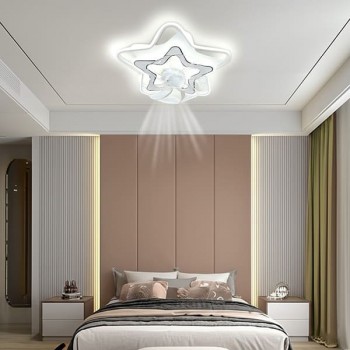 Đèn quạt ốp trần phòng ngủ VA-DQ496/6