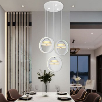Đèn thả trần trang trí bàn ăn D400mm DR-NB313/3