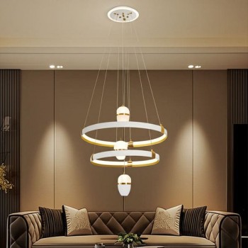 Đèn thả led hiện đại D400+500mm EC-T85