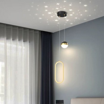 Đèn thả led hiện đại có hiệu ứng gắn trần bàn ăn, phòng ngủ AN-T8244/2