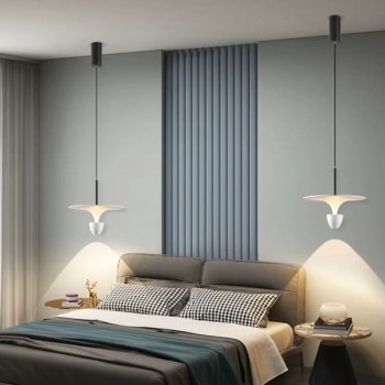 Đèn thả trần tab đầu giường phòng ngủ hiện đại D300mm PH-TH8236-Trắng