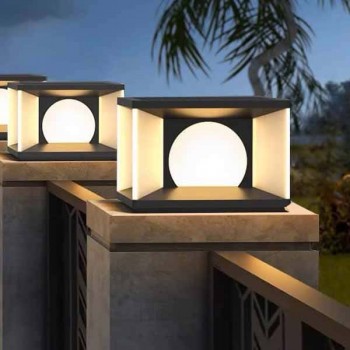 Đèn trụ cổng năng lượng mặt trời hiện đại PH-TCNL600