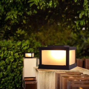 Đèn trụ cổng hiện đại ngoài trời 2 kích thước DC-DT2050