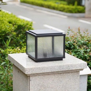 Đèn trụ cổng hiện đại ngoài trời 2 kích thước DC-DT721