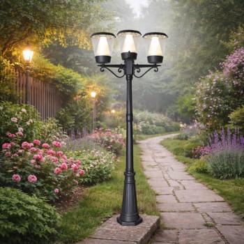 Đèn trụ năng lượng mặt trời sân vườn PH-TNL420