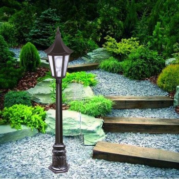 Đèn trụ sân vườn thấp trang trí ngoài trời D210xH1100mm TT-TP0305A