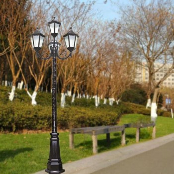 Trụ đèn chiếu sáng sân vườn, công viên loại 4 bóng H2700mm TT-0306/3+1