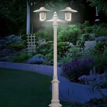 Đèn trụ sân vườn 2 bóng chiếu cảnh quan ngoài trời H3700mm TT-0378/2