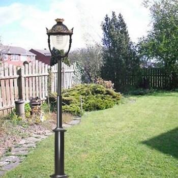 Đèn trụ sân vườn 1 bóng chiếu cảnh quan ngoài trời H3700mm TT-3515/1