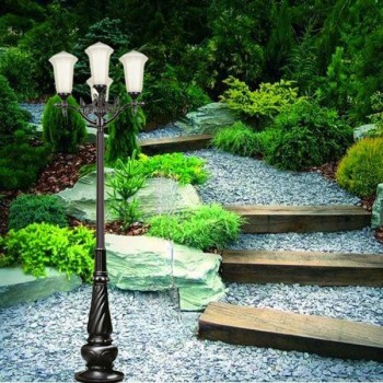 Đèn trụ ngoài trời trang trí cảnh quan công viên H4000mm TT-TP7725/3+1