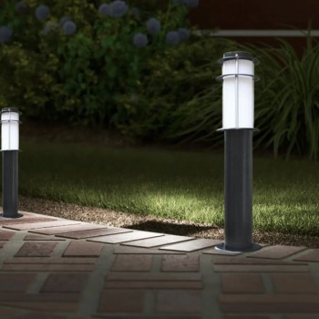 Đèn trụ sân vườn thấp trang trí lối đi ngoài trời H450>H850mm TT-9937B