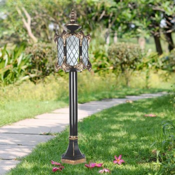 Đèn trụ sân vườn cổ điển trang trí lối đi và bãi cỏ H800mm DR-NVT861