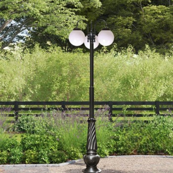 Trụ đèn chiếu sáng sân vườn và công viên loại 3 bóng H3000mm TT-1412/3