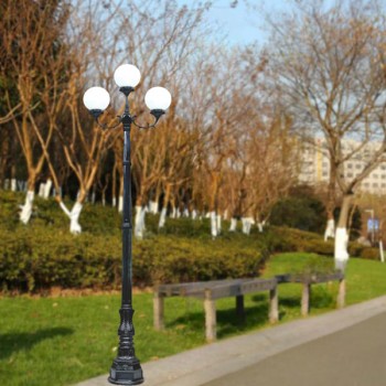 Đèn trụ sân vườn chiếu sáng lối đi công viên cao 3m4 AN-TR4175/2+1