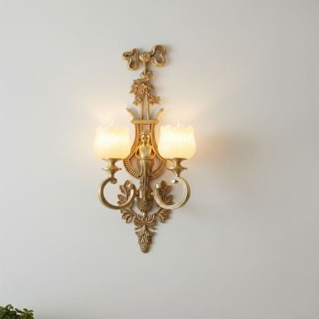 Đèn tường đồng chao đá AN-VD2556/2