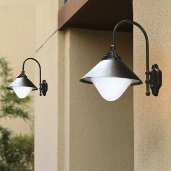 Đèn gắn tường ngoài trời trang trí hàng rào, trụ cổng cao cấp TT-0117B